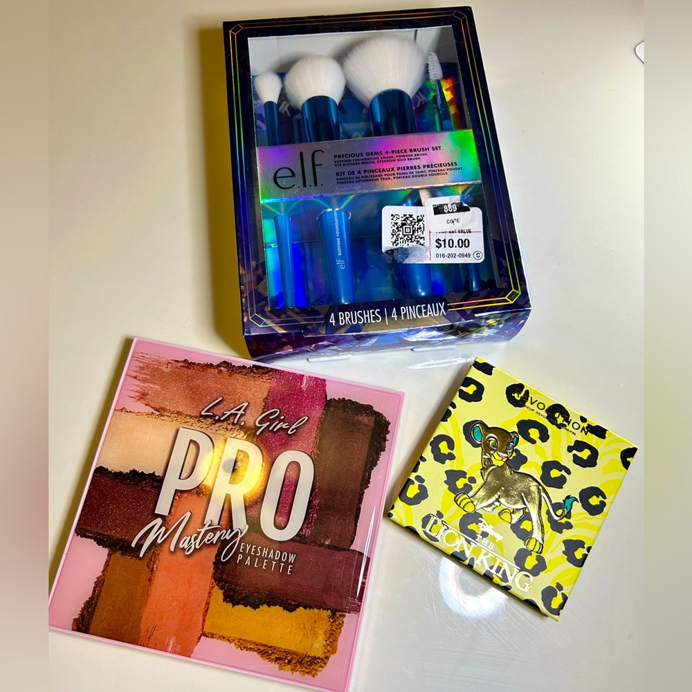 L.A Girl Pro Eyeshadow palette & Revolution Lion King eyeshadow palette